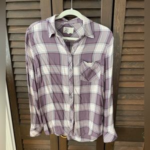 Hayley Relaxed Button Down Woven Top